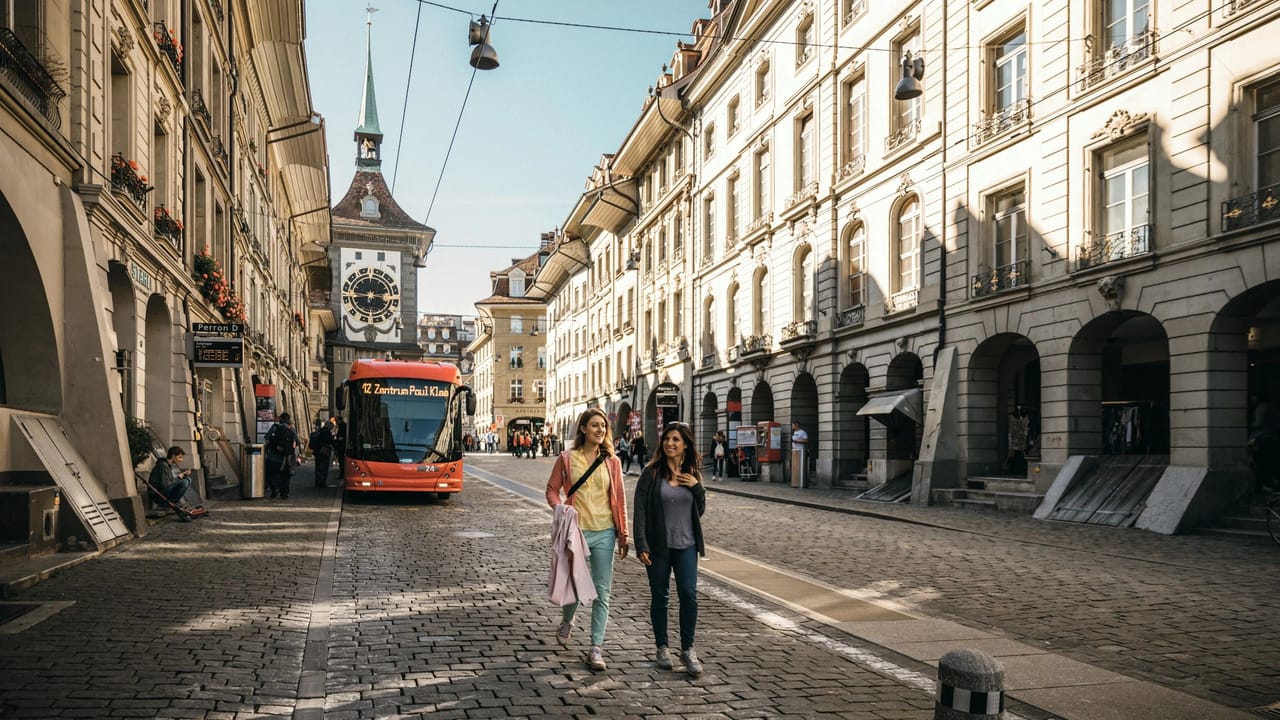 Bern Glockenturm Gasse
