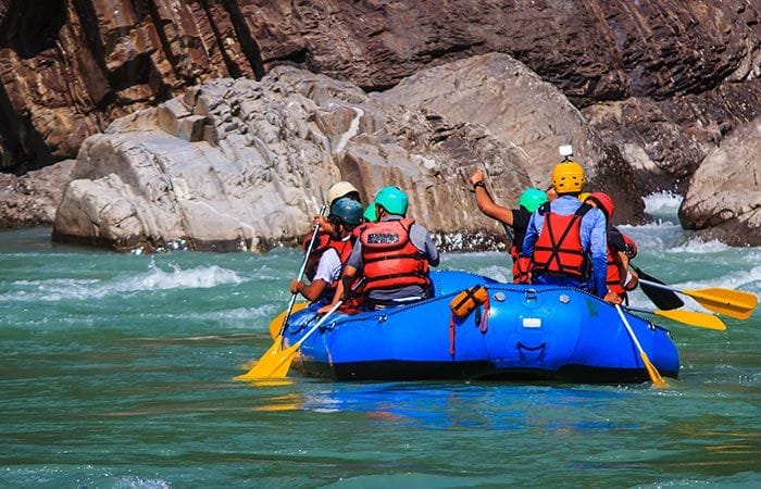 Easy rafting on the Aare from Thun to Bern