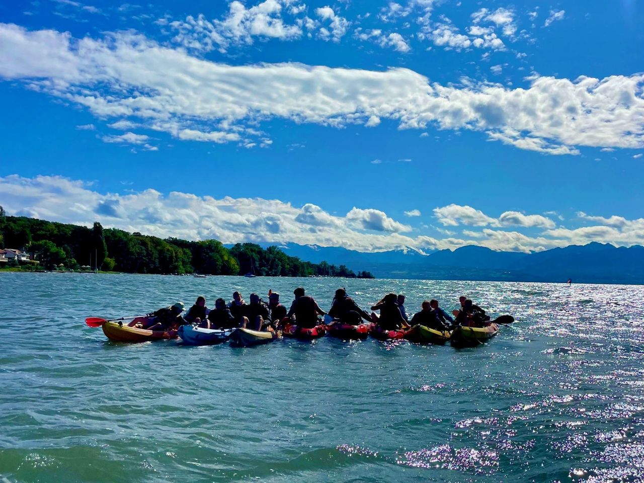 Kajak Tour Genfersee Allaman Morges selbstgeführt