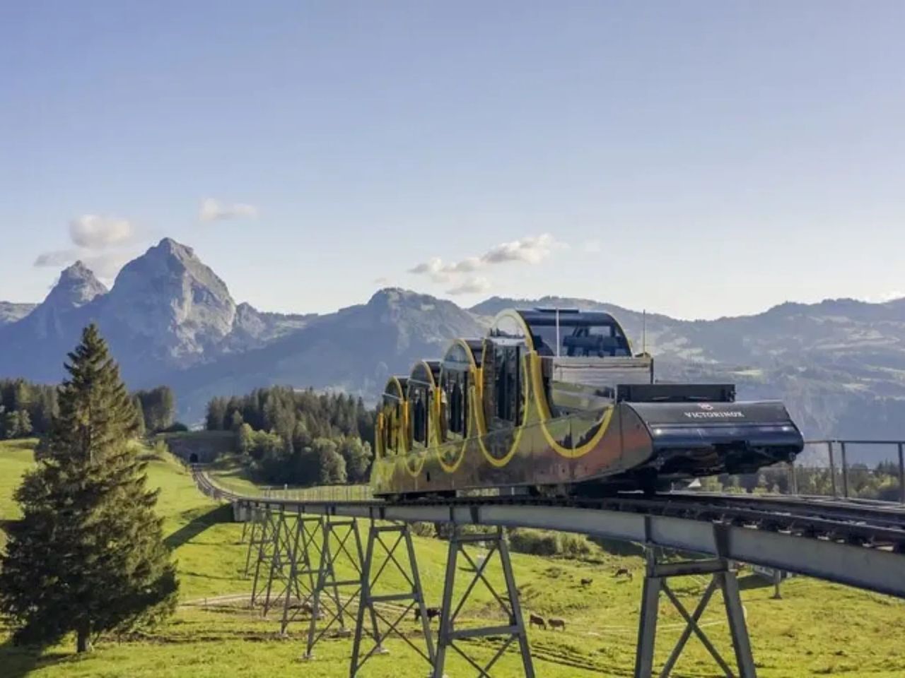 From Zurich: 3 mountains accessible by train, cable car, funicular, and boat