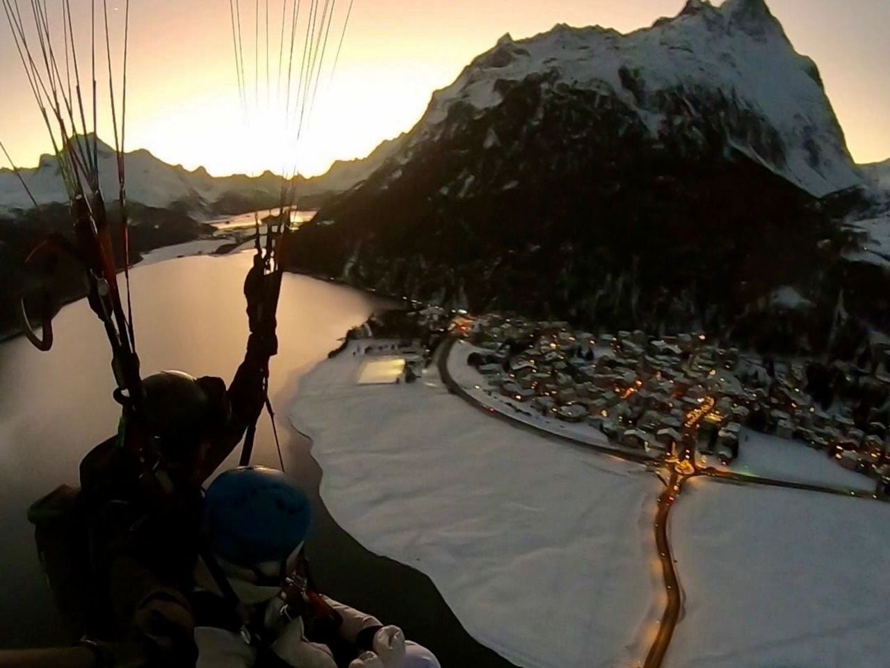 Paragliding privater Pilot ganzer Tag im Engadin