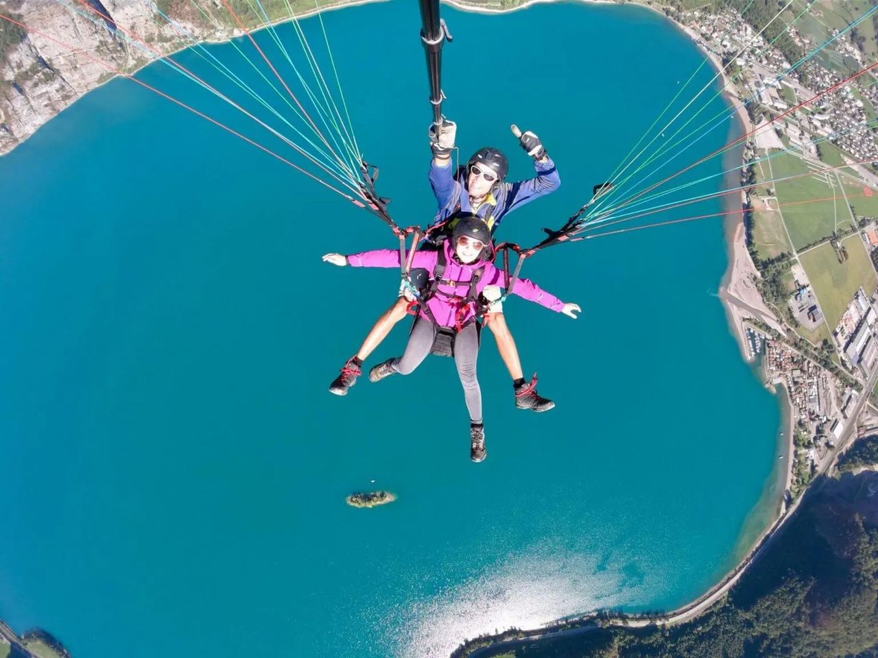 Einsteiger Tandem Gleitschirmflug im Heidiland