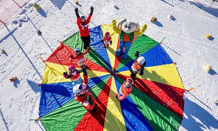 Corso di sci di gruppo per bambini a Grächen, 5 mezze giornate