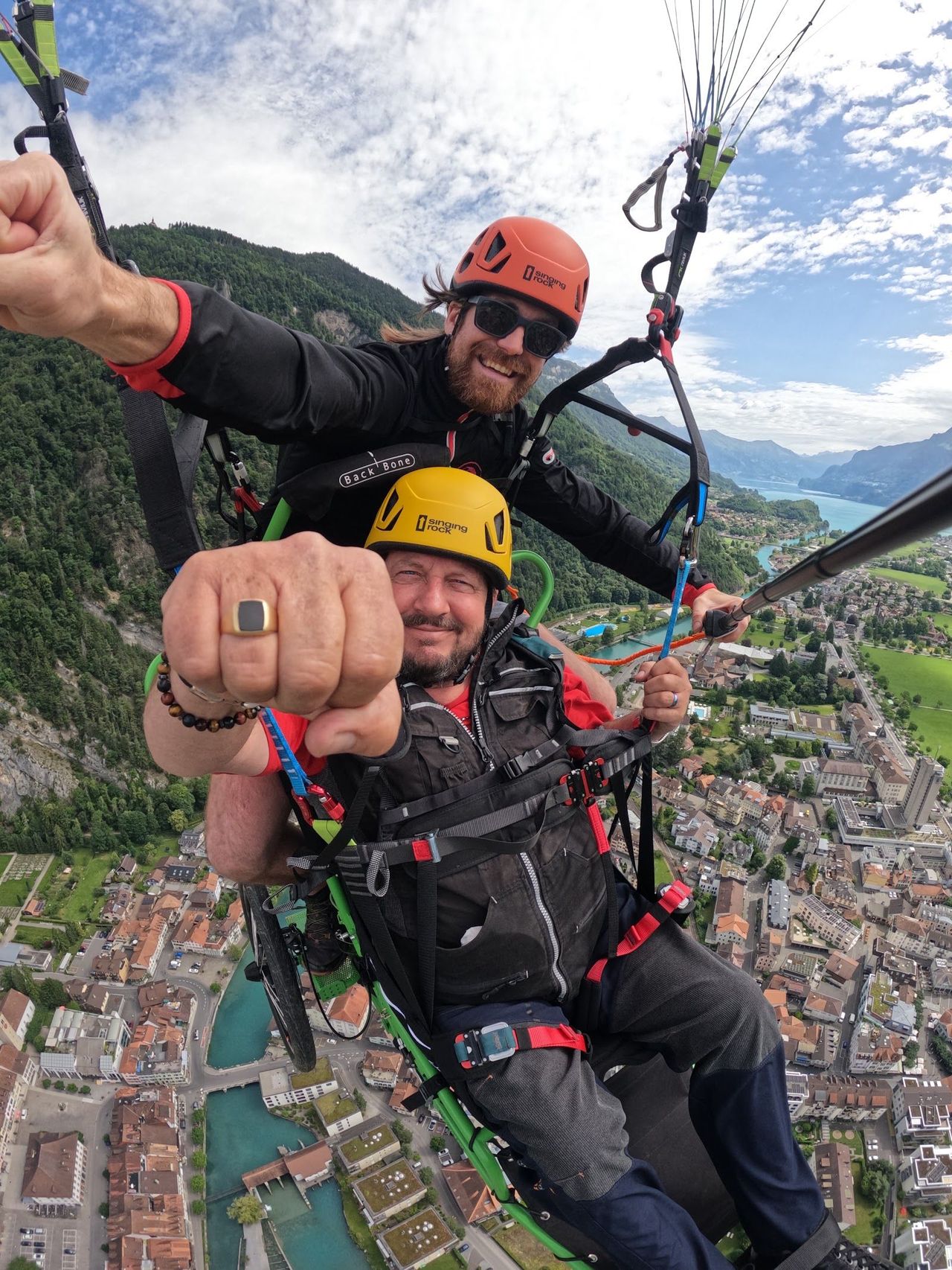 Vol en parapente biplace accessible à Interlaken