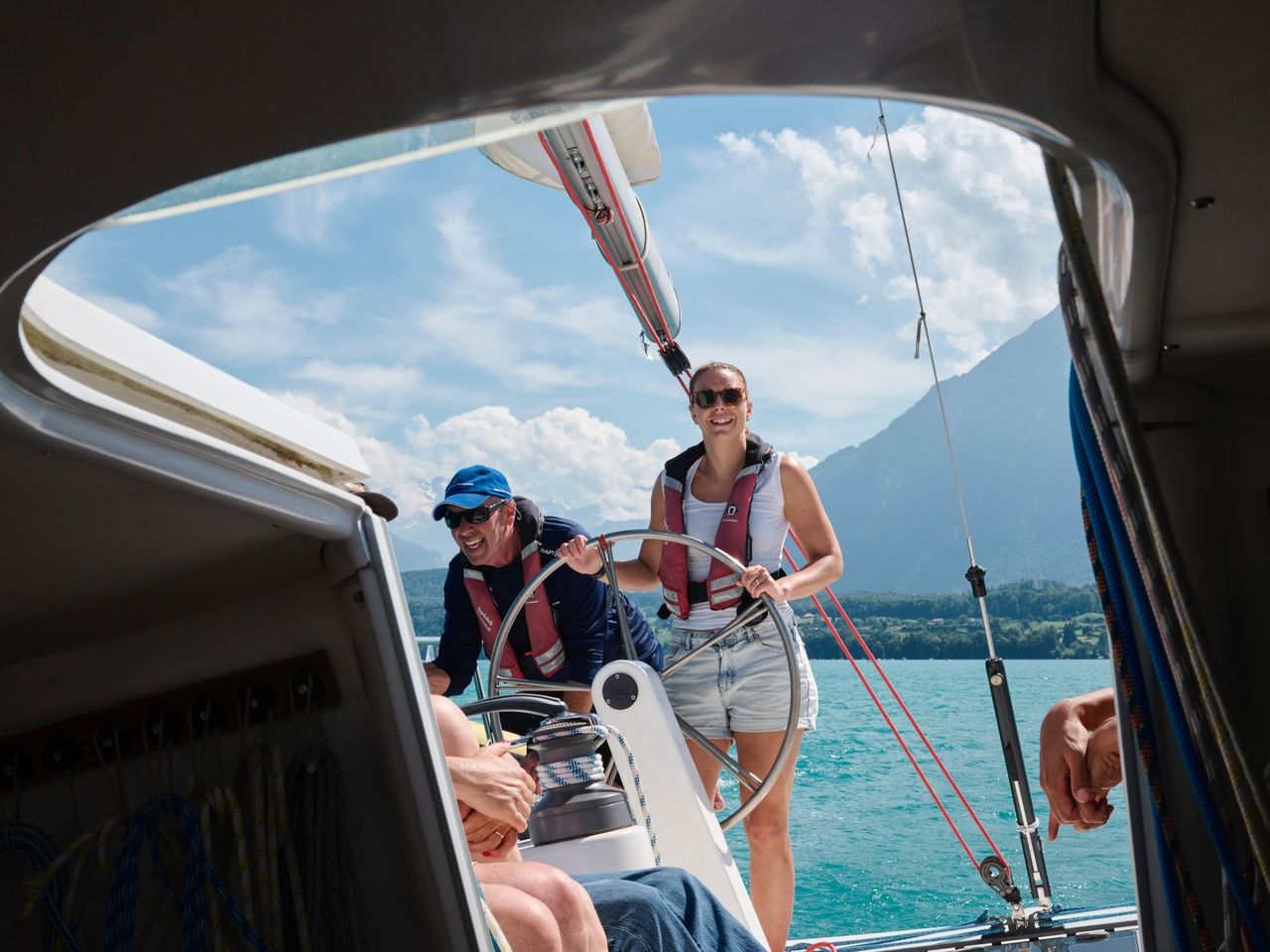 Segeln auf dem Thunersee