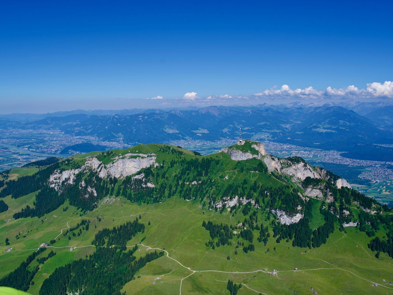 Thermikflug Gleitschirm 60 min im Alpstein