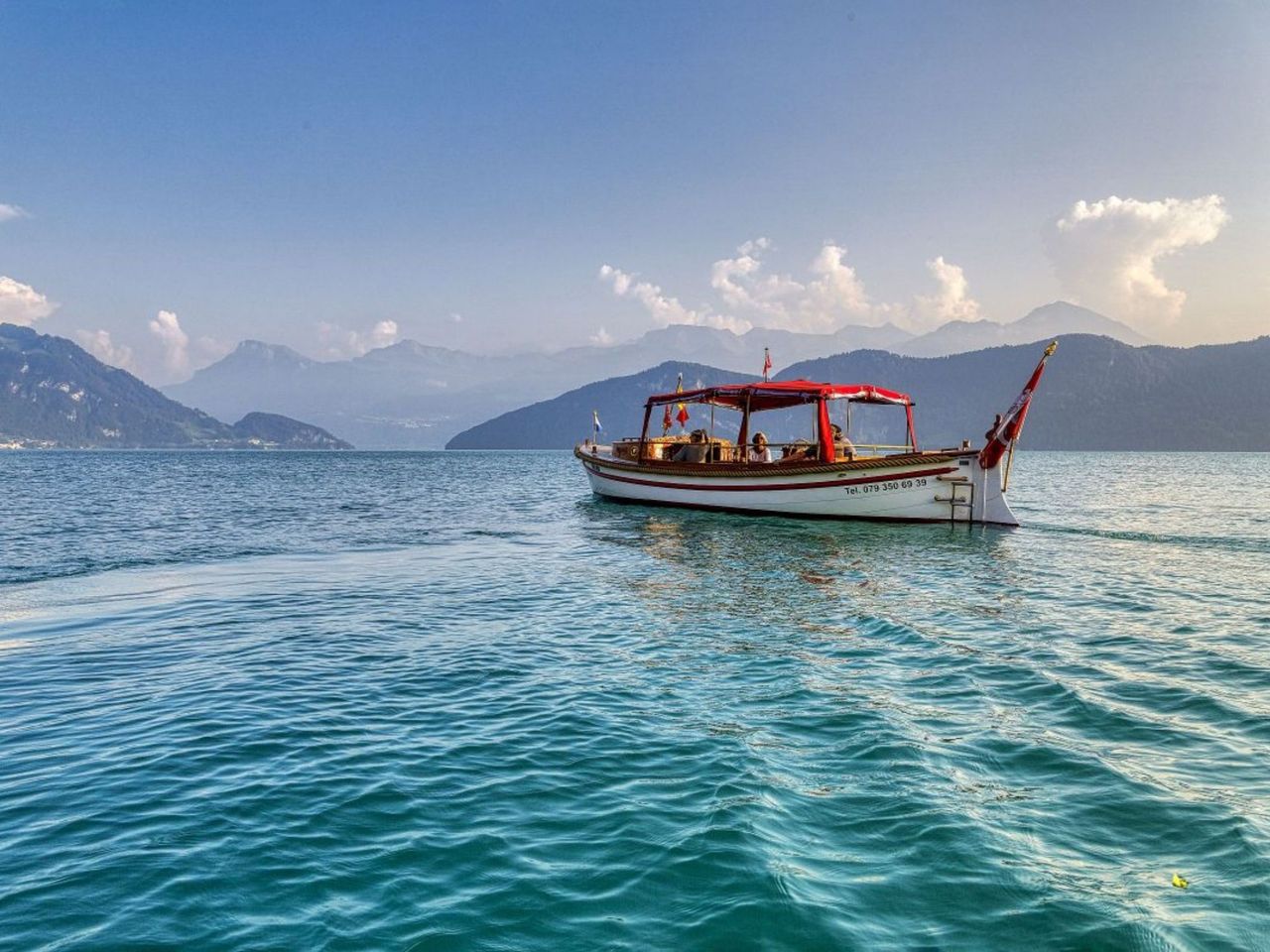 Private Bootsfahrt auf dem Vierwaldstättersee ab Weggis