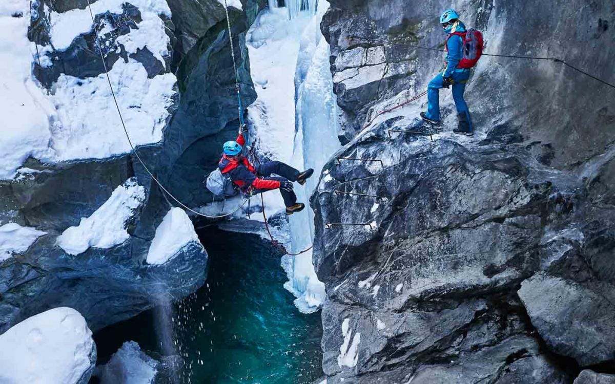 Gornerschlucht Gorge Abenteuer Klettersteig Zermatt