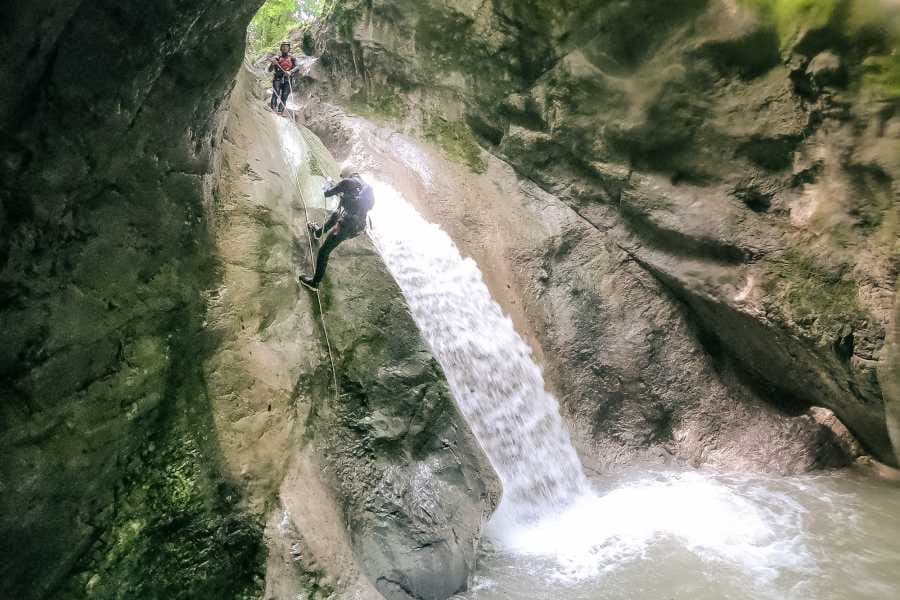 Saxetenschlucht Canyoning für Anfänger in Interlaken