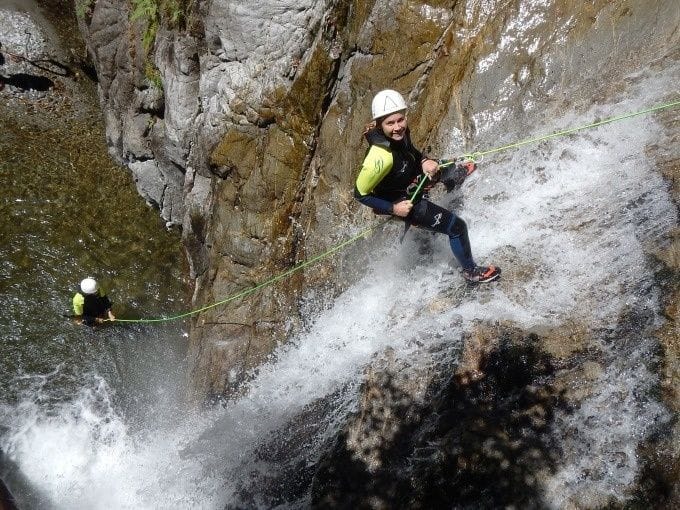 Cugnasco Canyoning für Erfahrene am Lago Maggiore