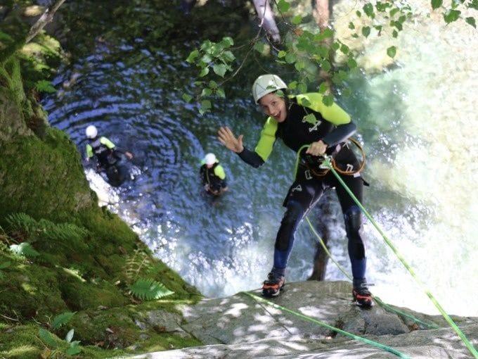 Cugnasco Canyoning für Erfahrene am Lago Maggiore
