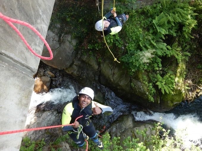 Val di Vira Canyoning Schnuppertour für Anfänger und Familien
