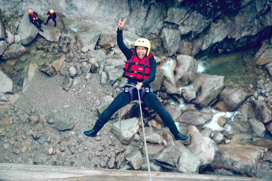 Grimsel Canyoning für Anfänger und Fortgeschrittene ab Interlaken