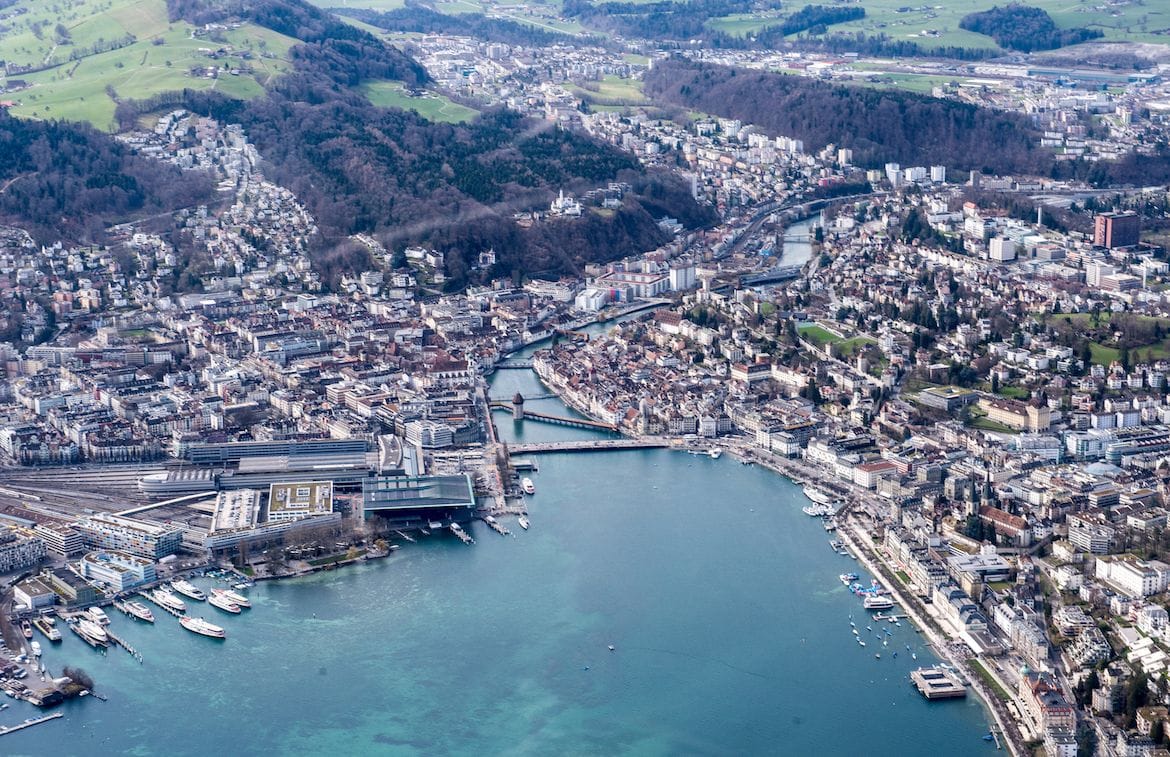 Luzern, Pilatus und Rigi Rundflug Helikopter 30 Minuten
