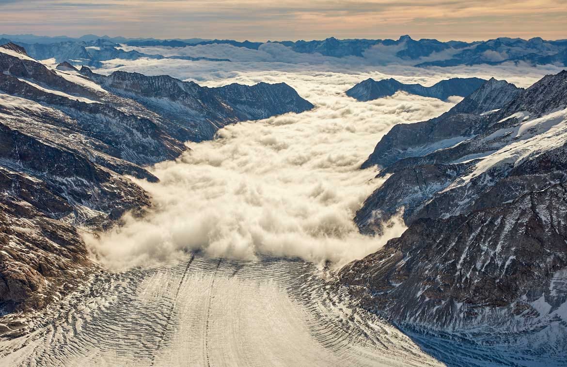 Luzern, Jungfrau und Emmental Rundflug Helikopter 60 Minuten