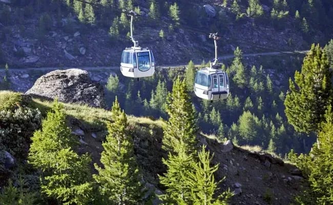 Revolving restaurant Allalin Saas-Fee Breakfast incl. train ticket