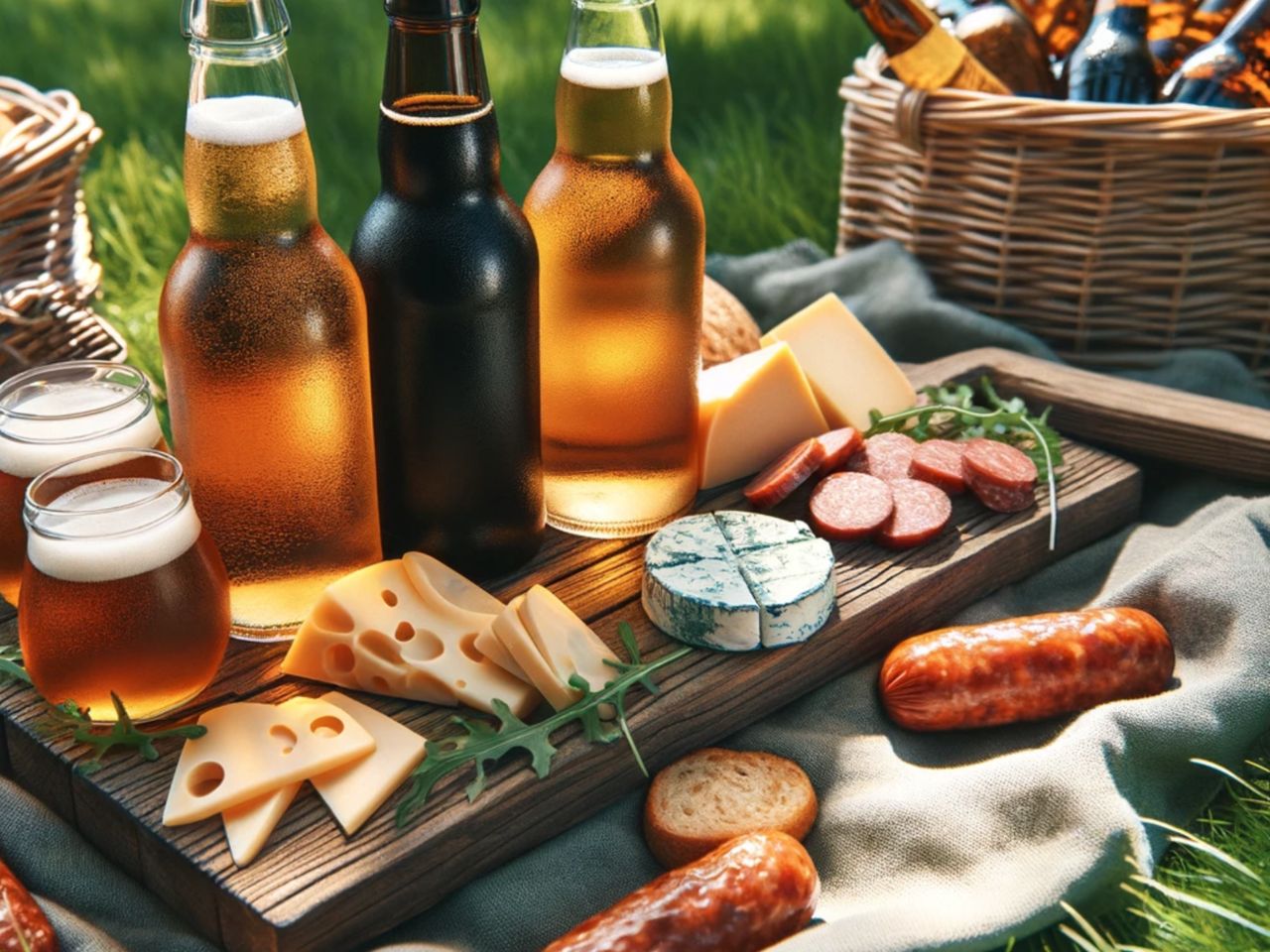 Bier Picknick auf der Seebodenalp