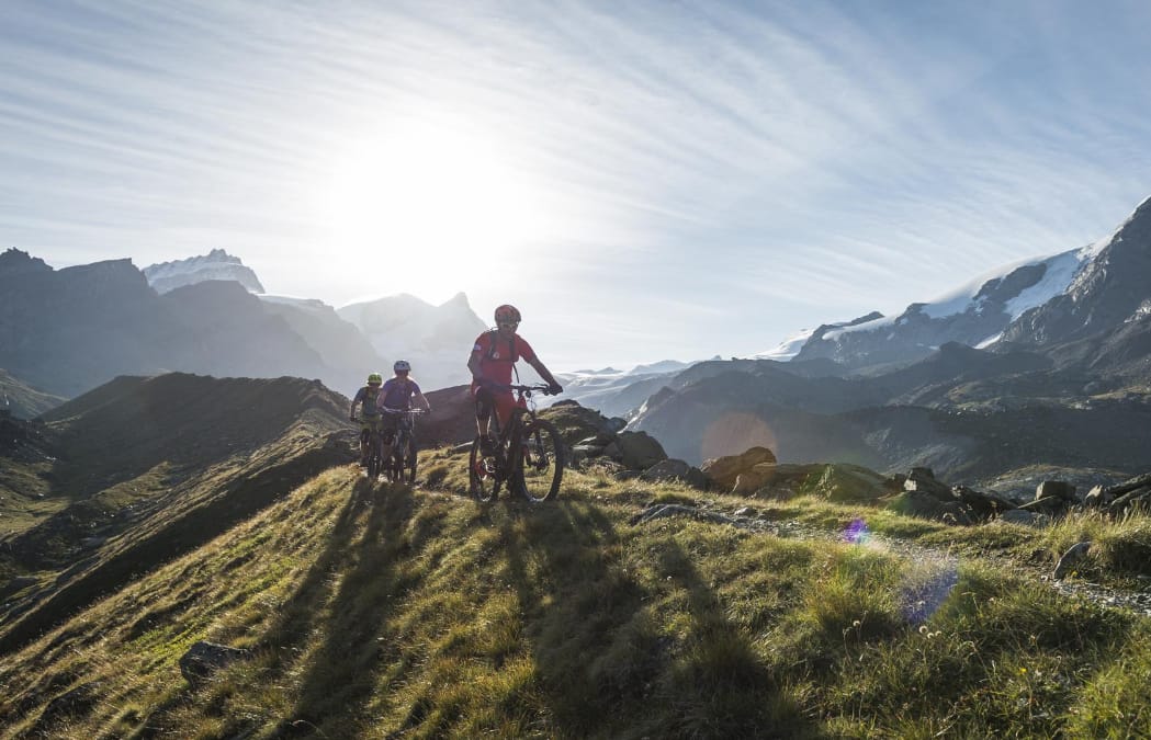 Mountainbike Lake View Tour privat ab Zermatt