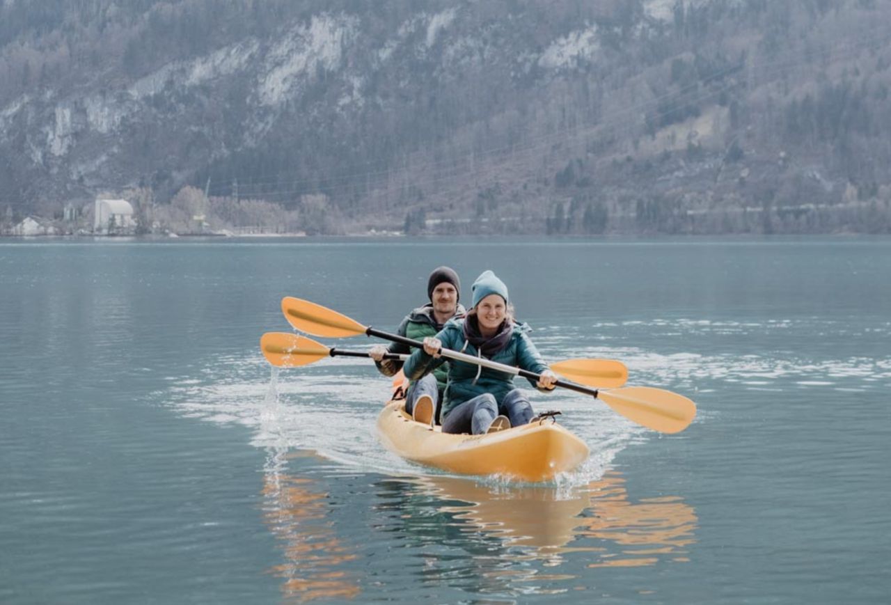 Kayak hire on Lake Brienz from Brienz