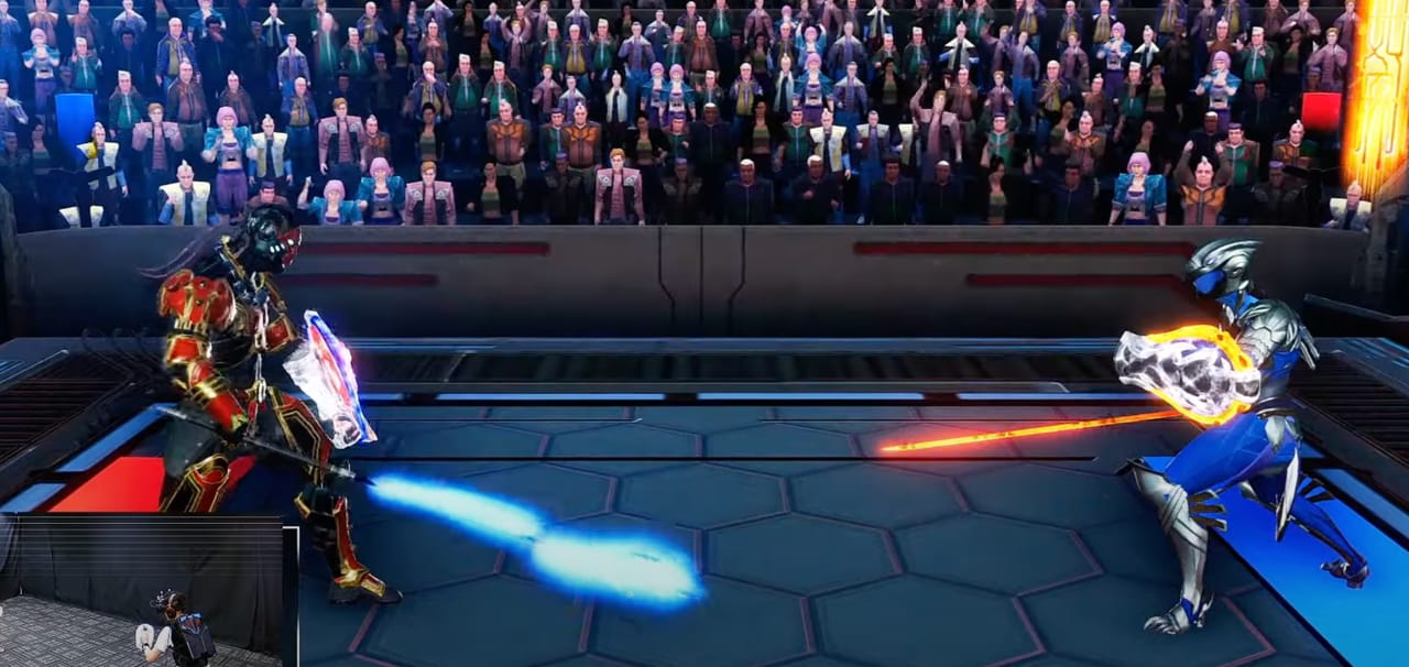 "UFL- Unbound Fighting League" Virtual Reality Spiel in Zürich