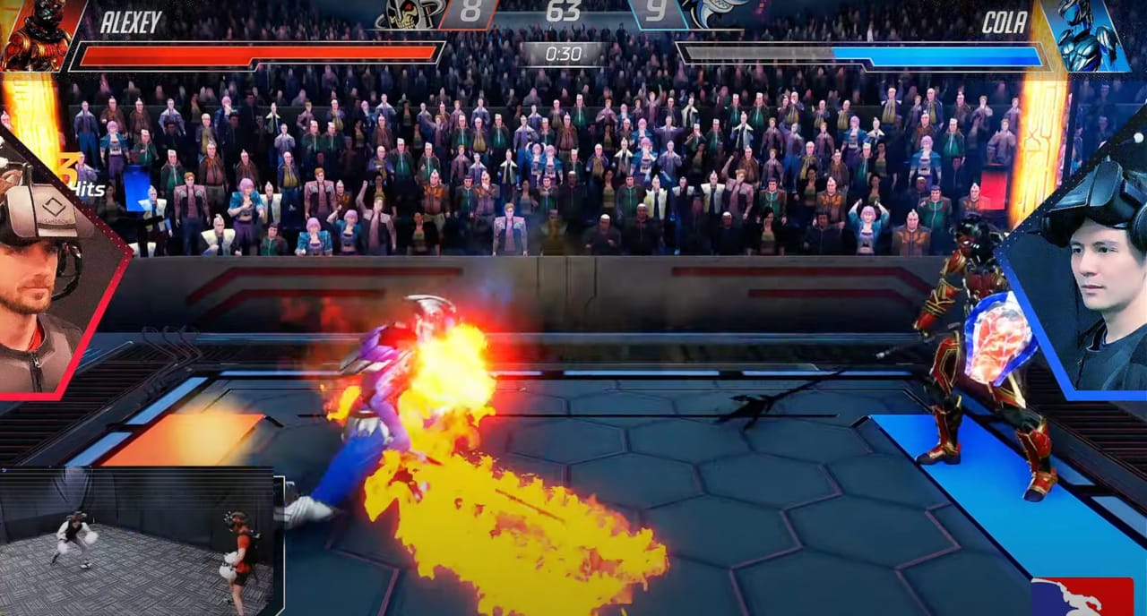 "UFL- Unbound Fighting League" Virtual Reality Spiel in Zürich