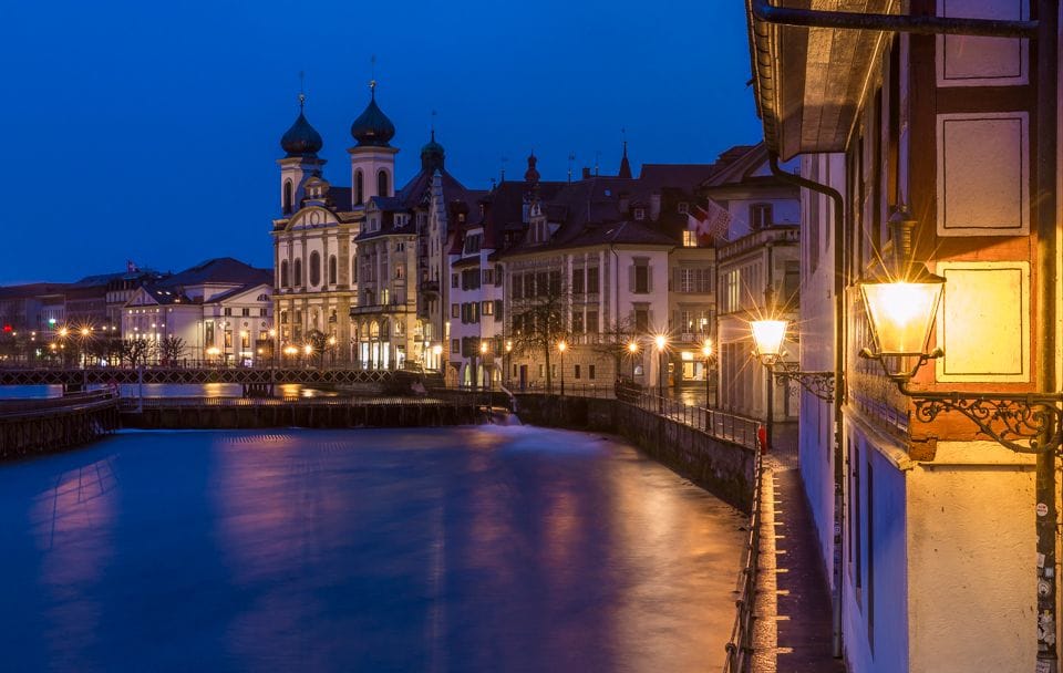 Fotokurs Blaue Stunde Abend in Luzern