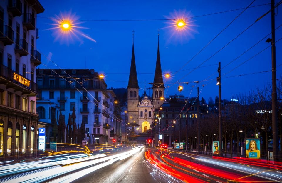 Fotokurs Blaue Stunde Abend in Luzern