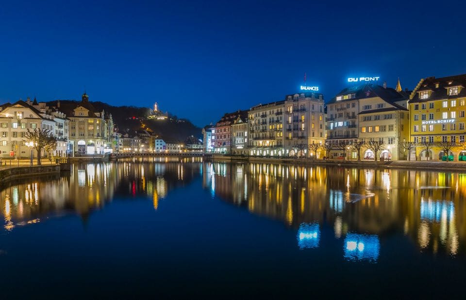 Fotokurs Blaue Stunde Abend in Luzern
