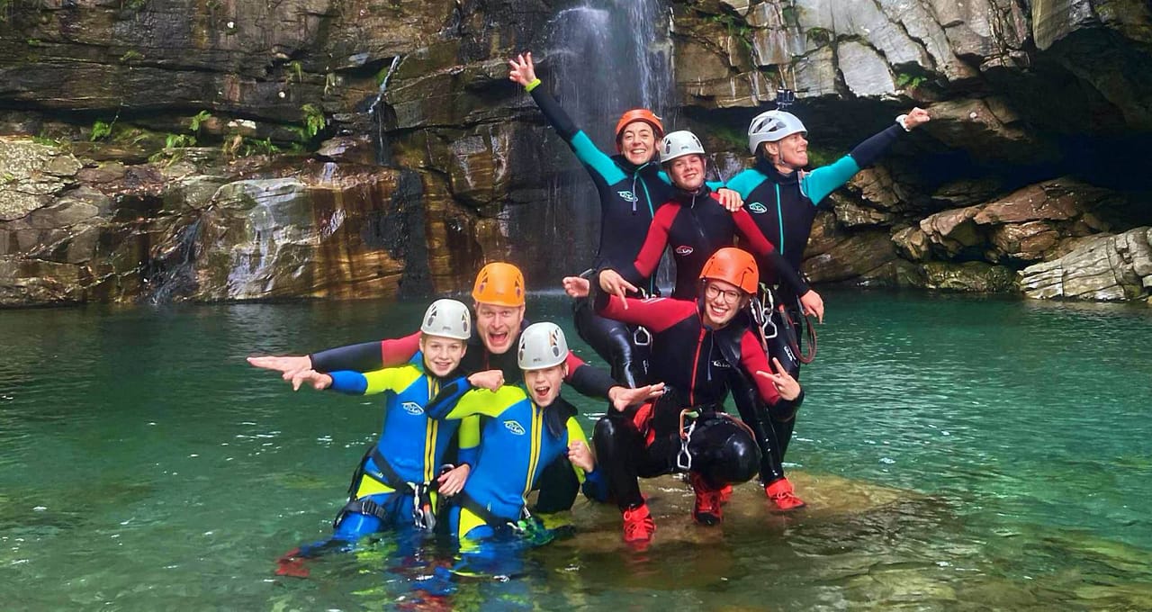Boggera Canyoning für Einsteiger