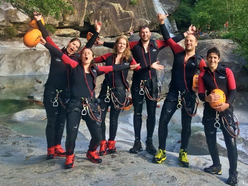 Boggera Canyoning für Einsteiger