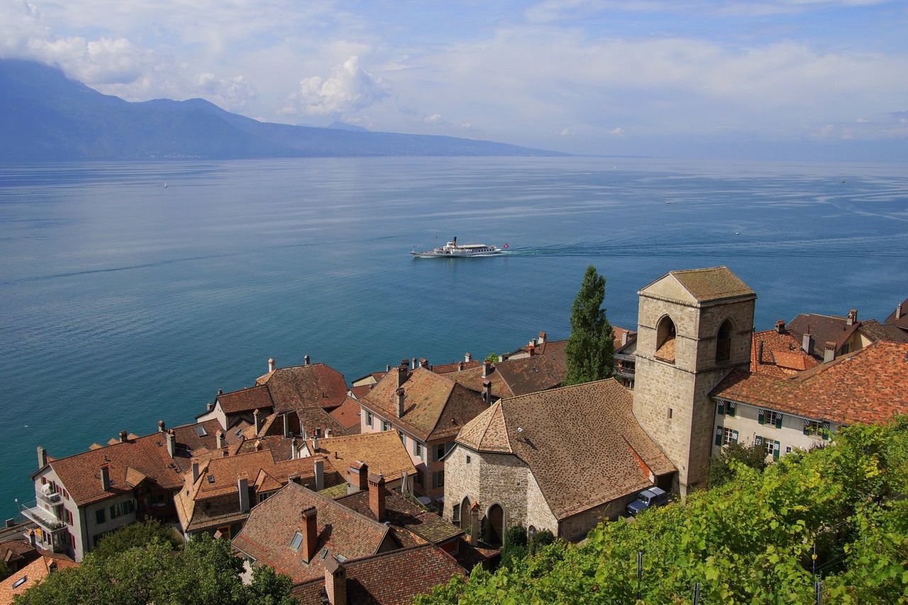Lavaux Panorama Schifffahrt zwischen Lausanne und Vevey 