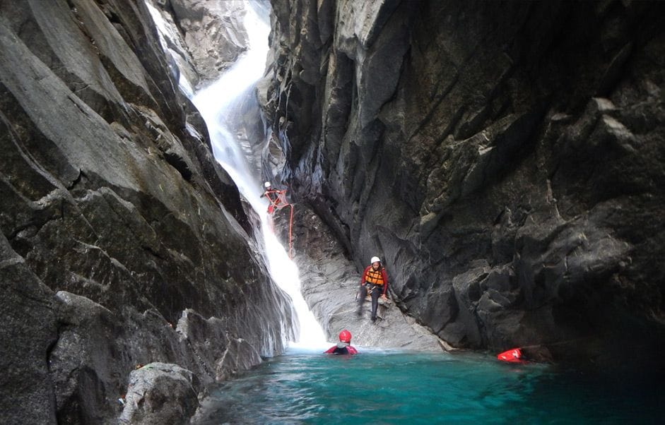 Barberine Canyoning im Trient Tal