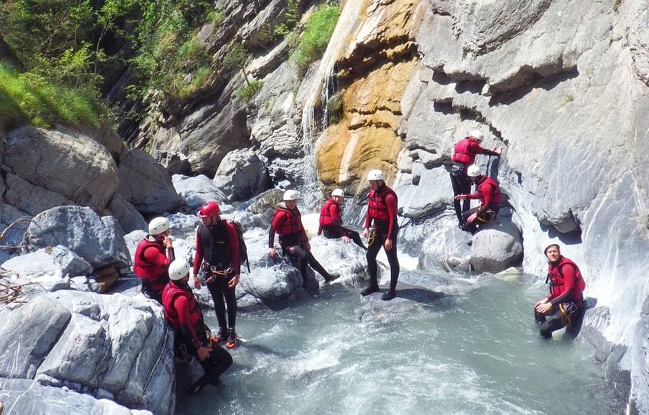 Barberine Canyoning im Trient Tal