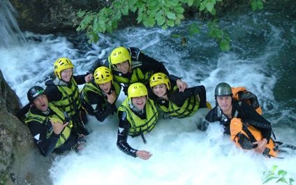 Barberine Canyoning im Trient Tal