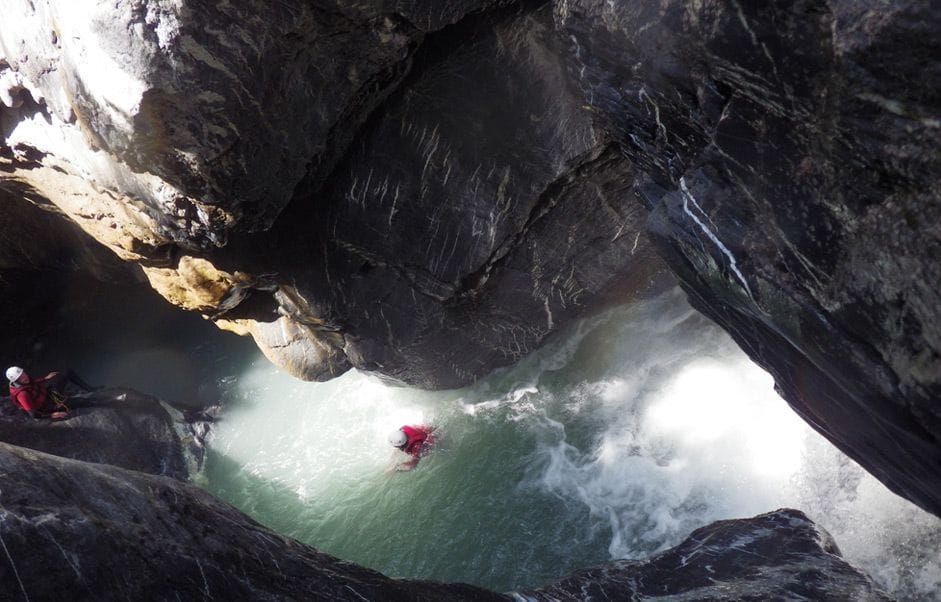 Barberine Canyoning im Trient Tal