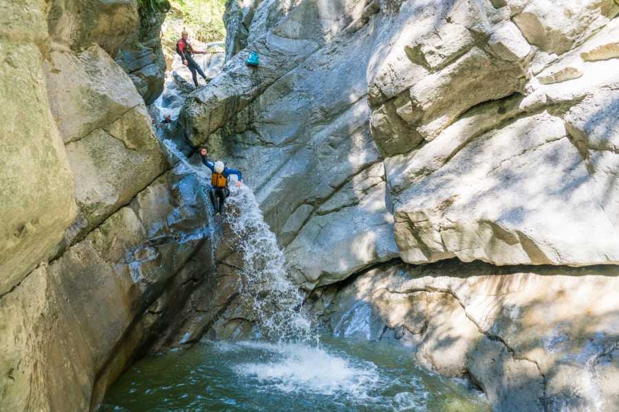 Chli Schliere Alpnach Canyoning für Fortgeschrittene ab Interlaken