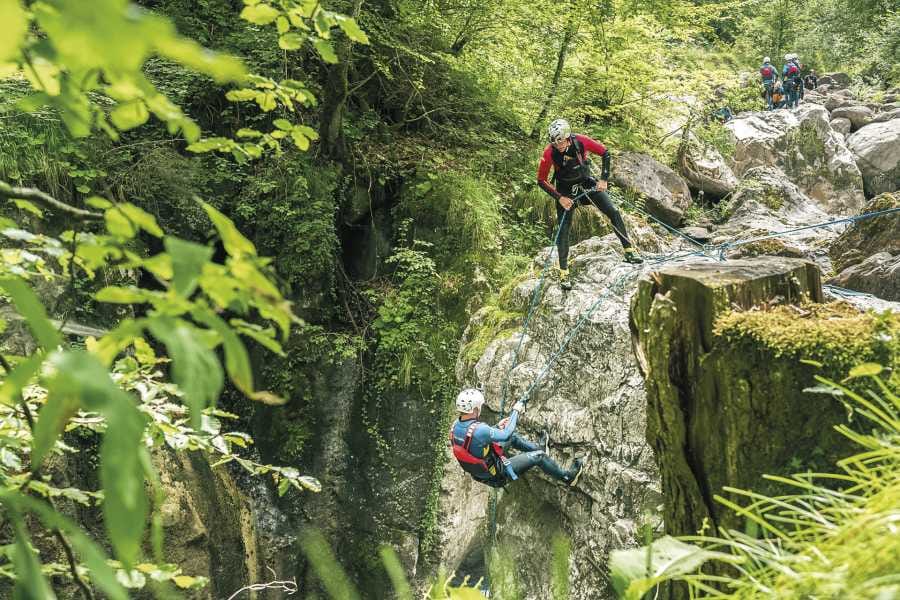Saxetenschlucht Canyoning für Anfänger in Interlaken