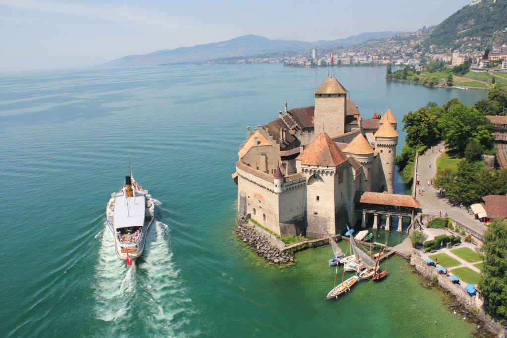 Schiffsrundfahrt Ticket ab Lausanne bis Schloss Chillon und zurück