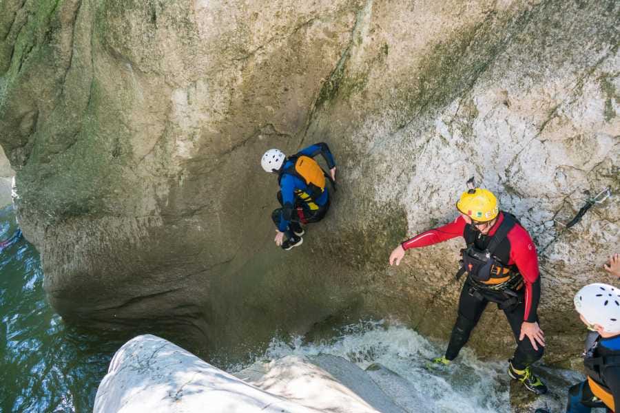 Chli Schliere Alpnach Canyoning für Fortgeschrittene ab Interlaken