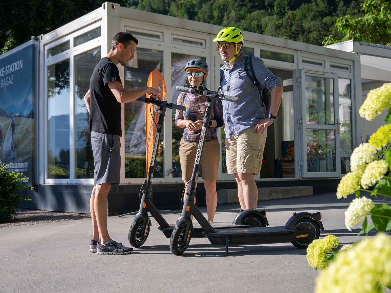E-Scooter Picknick Tour Bündner Herrschaft selbstgeführt