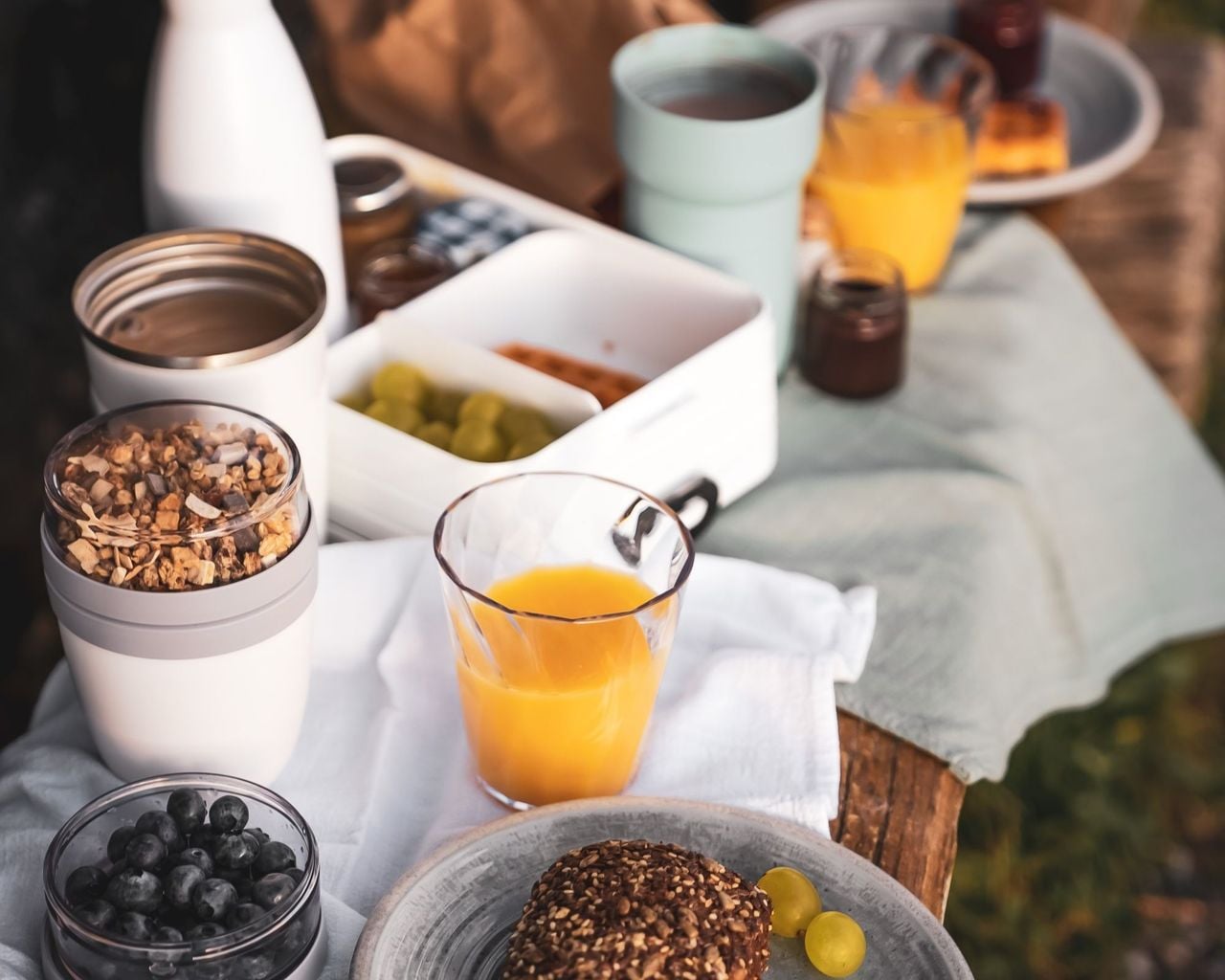 Breakfast picnic on the Rigi