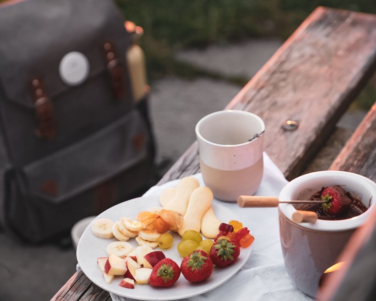Schokoladenfondue auf der Seebodenalp