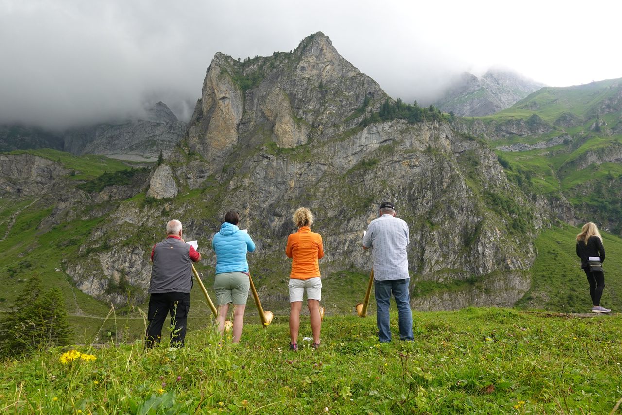 From Zurich: Alphorn day on the Bannalp
