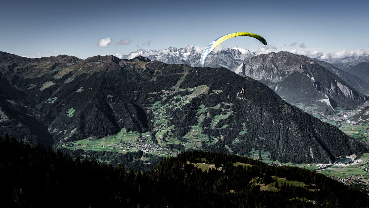 Verbier Gleitschirmfliegen Tandem