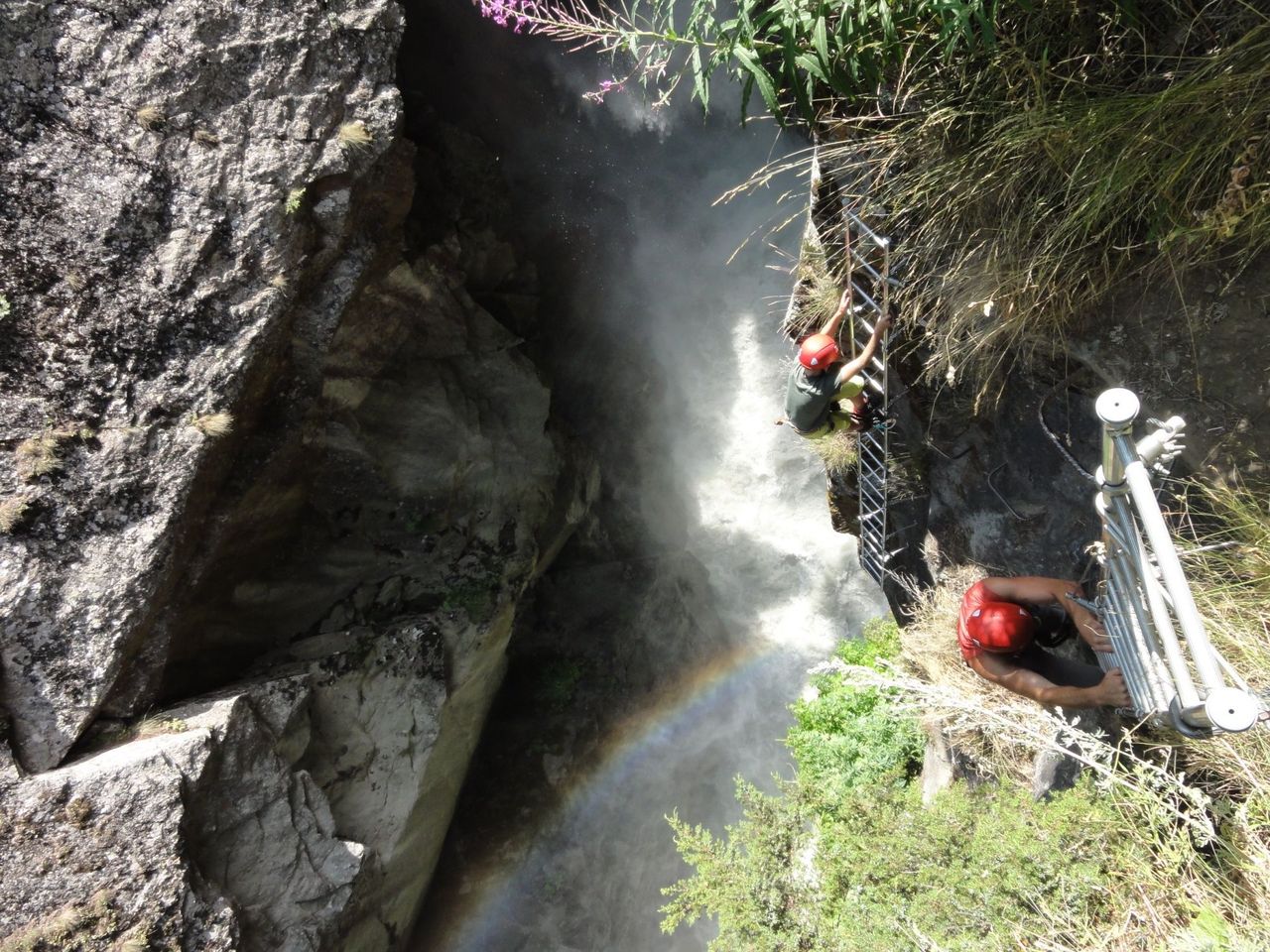 Gorge Alpine Klettersteig im Sommer