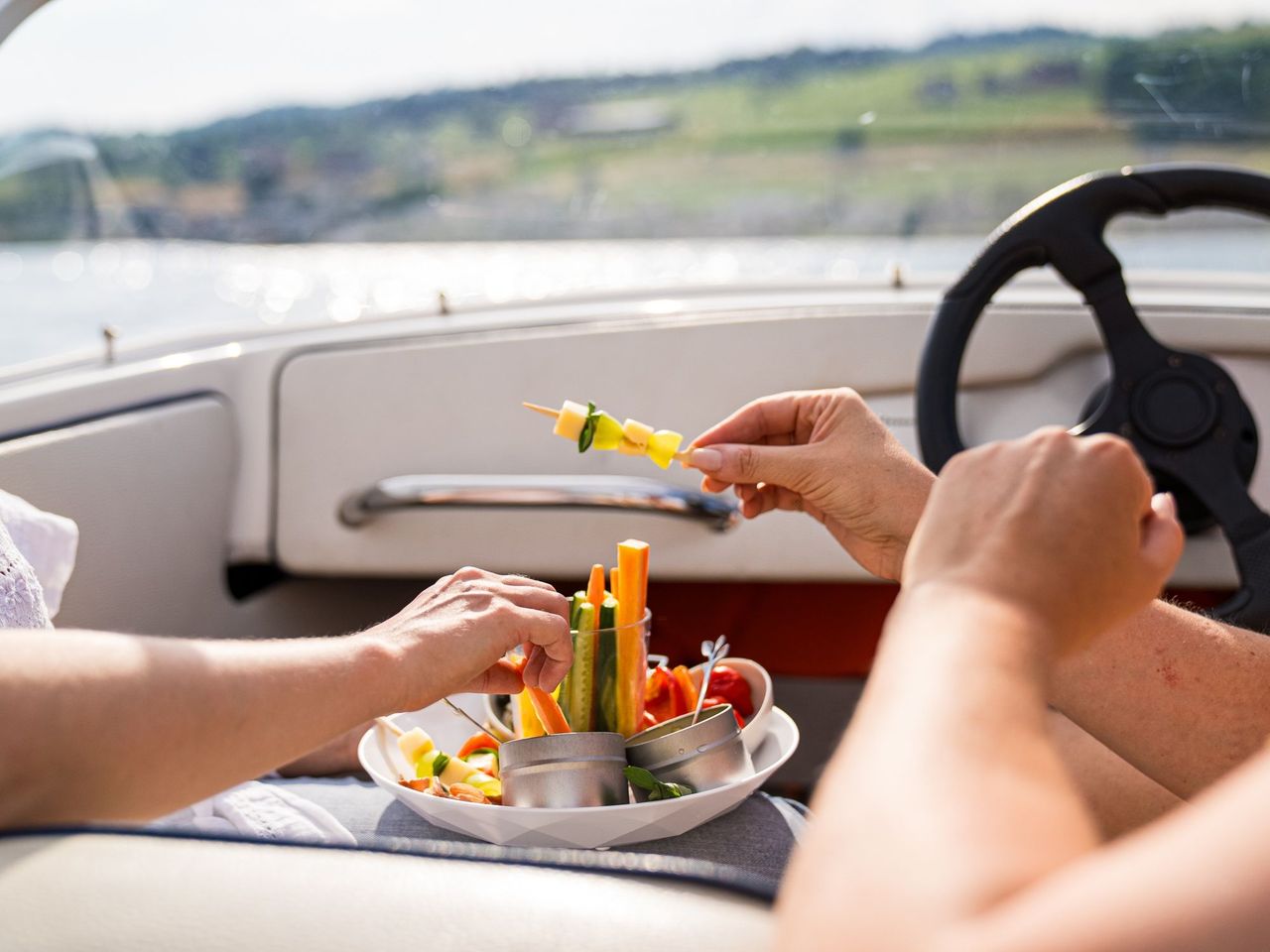 Apéro Boots-Picknick auf dem Vierwaldstättersee