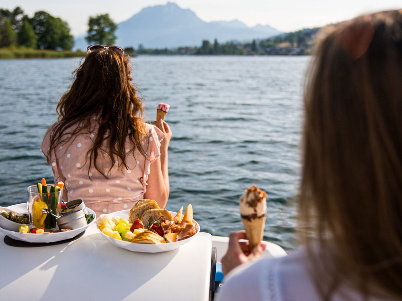 Pedalo Apero Picknick auf dem Vierwaldstättersee
