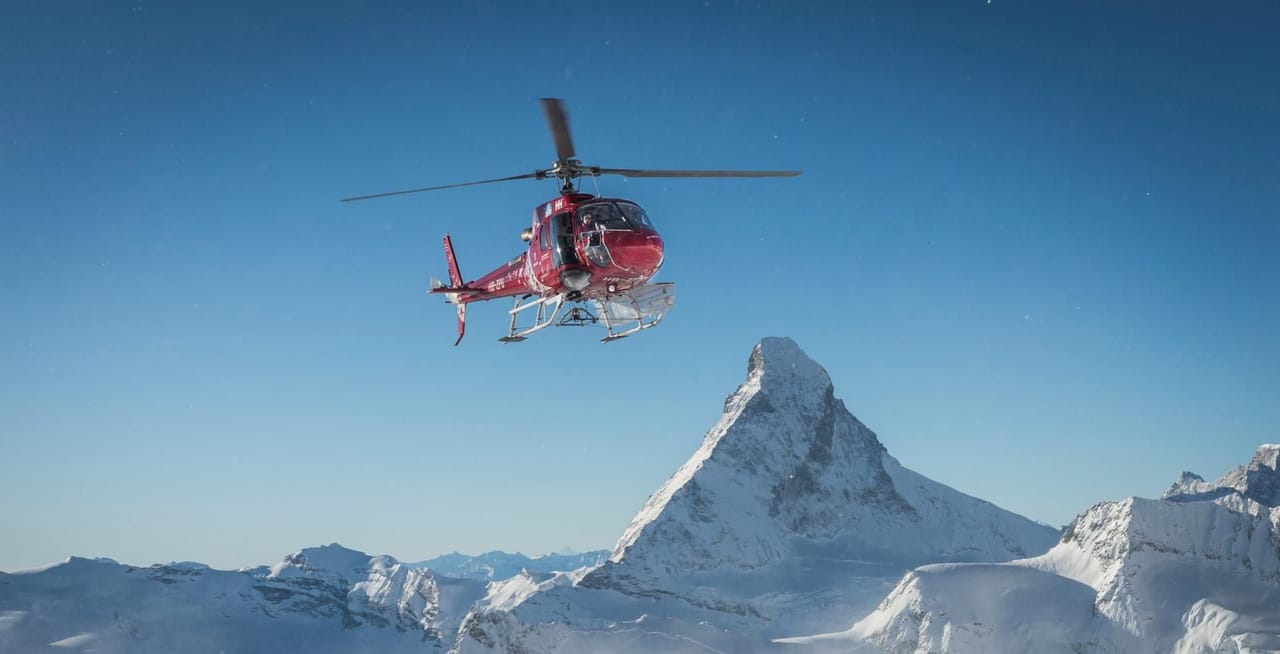 Äschlihorn Heliski from Zermatt