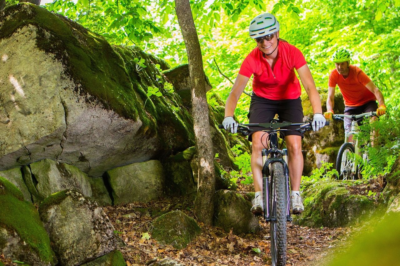 E-mountain bike tour driving course Interlaken