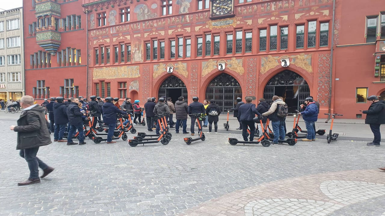 Basel E-Scooter Guided Tour